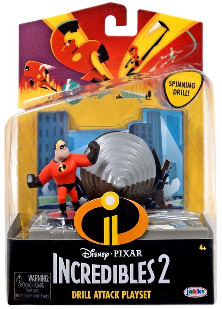 INCREDIBLES 2 -INCREIBLES 2 DRILL ATTACK PLAYSET